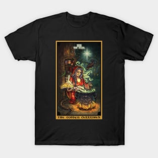 The Goddess Cerridwen The Star Tarot Card T-Shirt